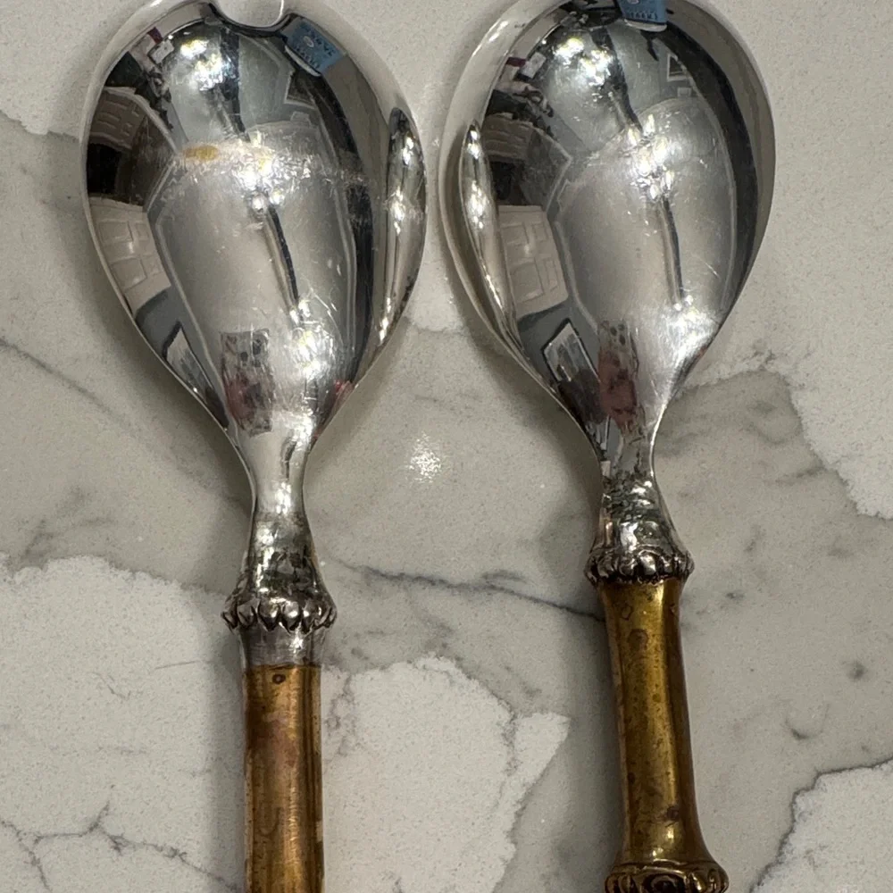 Luxury Bamboo Handle Serving Spoons